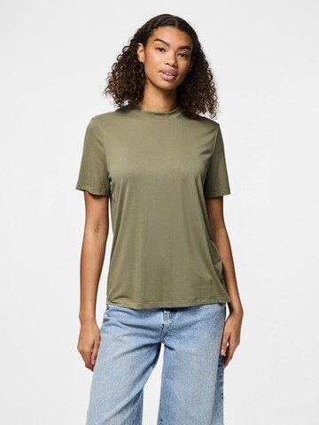 PIECES - Camisa 'ANORA' em verde: frente