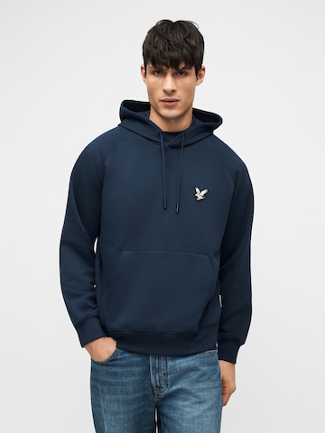 Lyle & Scott - Sudadera 'Chenile' en azul
