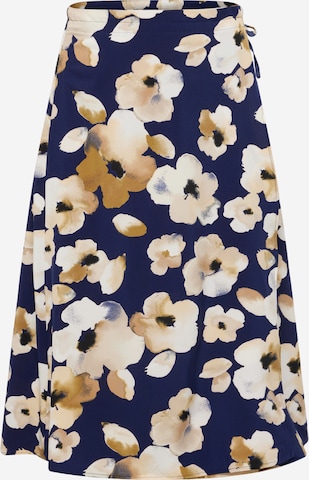 Vero Moda Curve Rok 'Sofie' in Blauw: voorkant