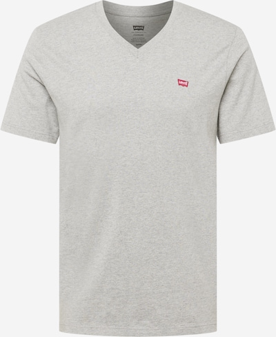LEVI'S ® Paita 'Housemark V-Neck Tee' värissä meleerattu harmaa, Tuotenäkymä