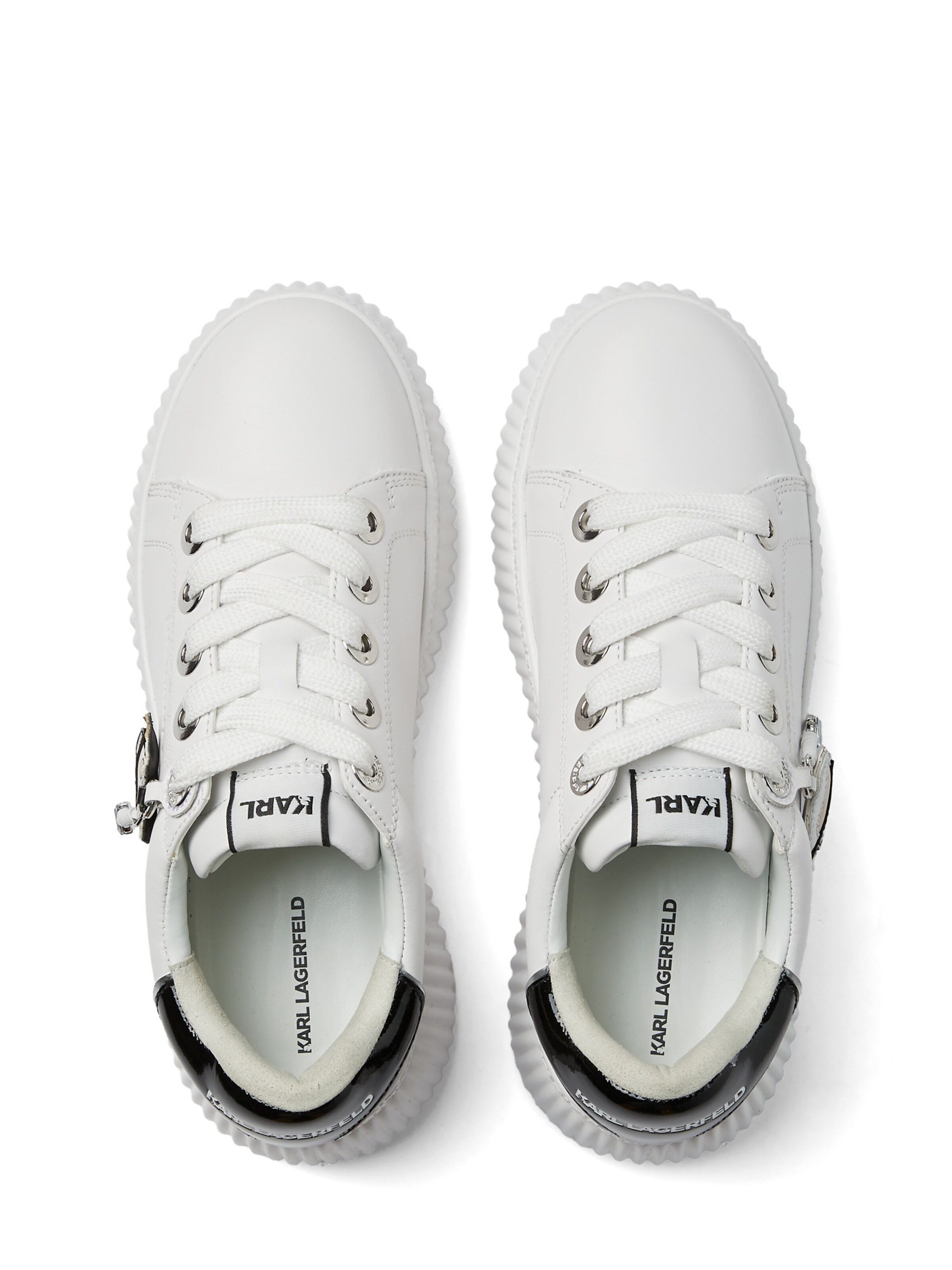 balta Karl Lagerfeld Sportbačiai be auliuko 'Ikon'