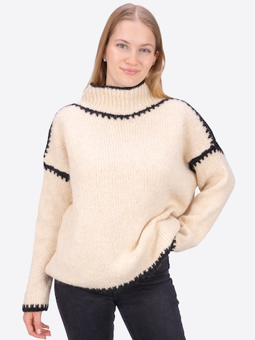 Pull-over 'JOLIE' Seasons of April en beige : devant