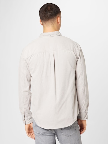 ABOUT YOU Regular fit Button Up Shirt 'Hamza' in Grey