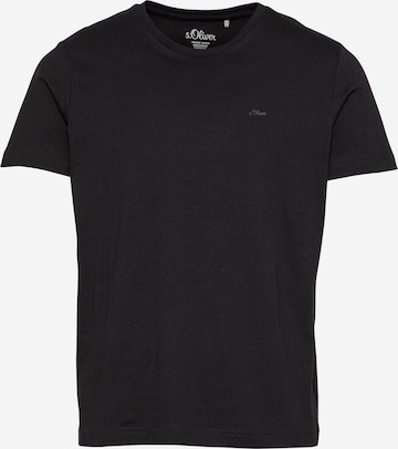 s.Oliver Shirt in Black: front