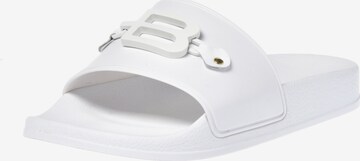 Baldinini Mules in White: front