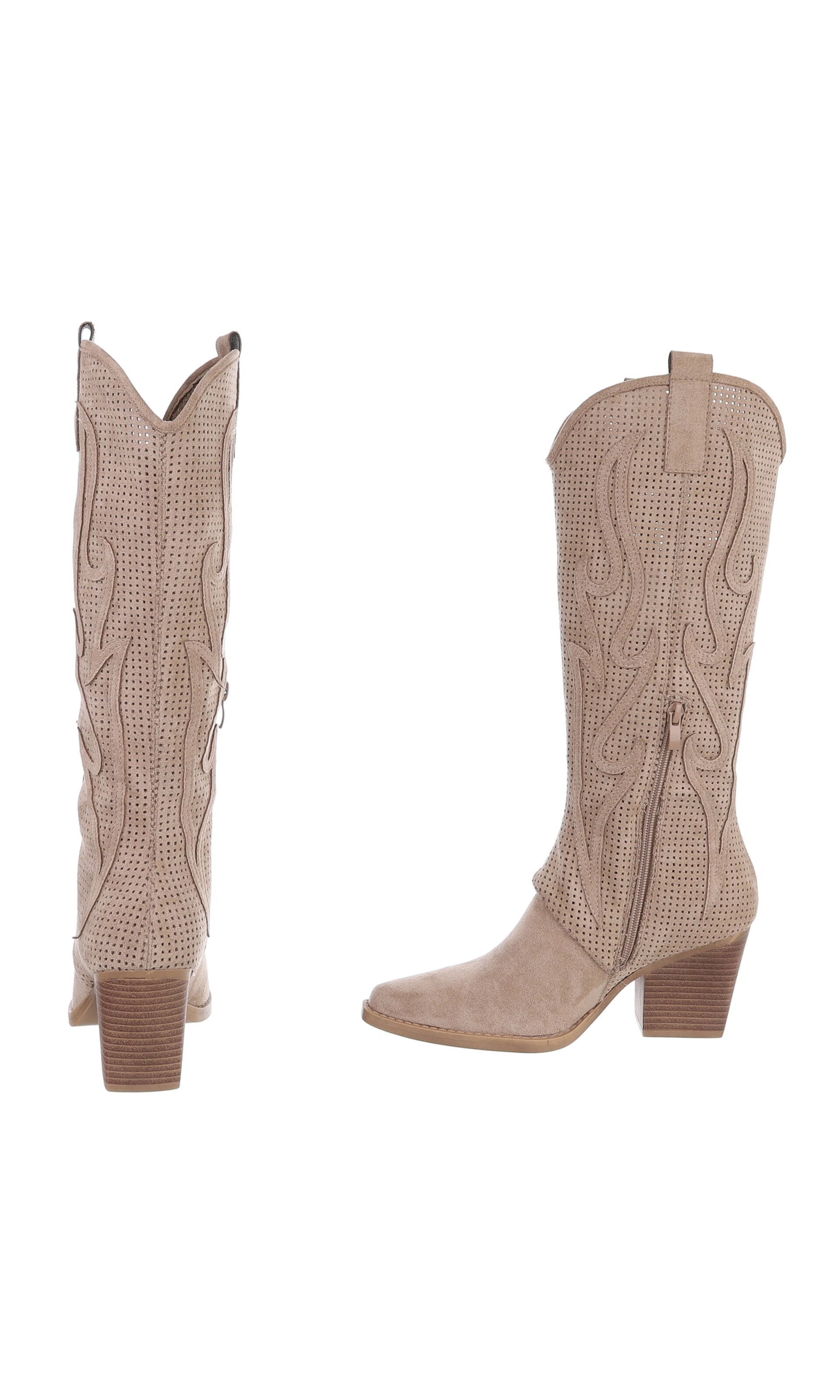 Ital-Design Cowboy Boots in Brown