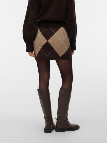 VERO MODA Nederdel i brun