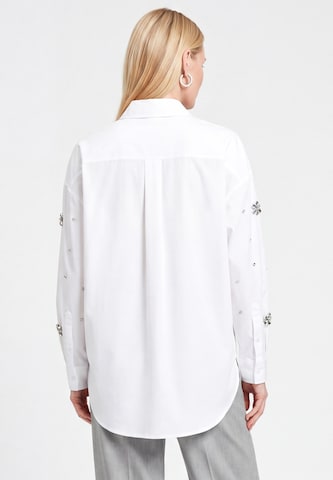 usha WHITE LABEL Blouse in White