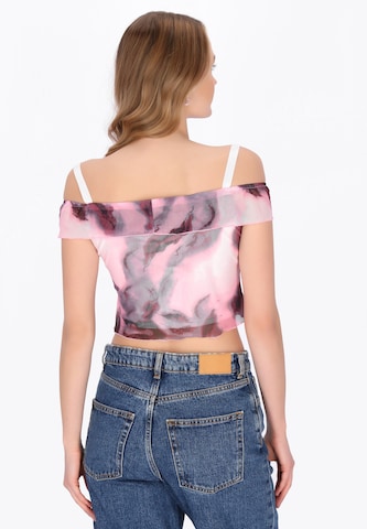 MYMO - Top em rosa