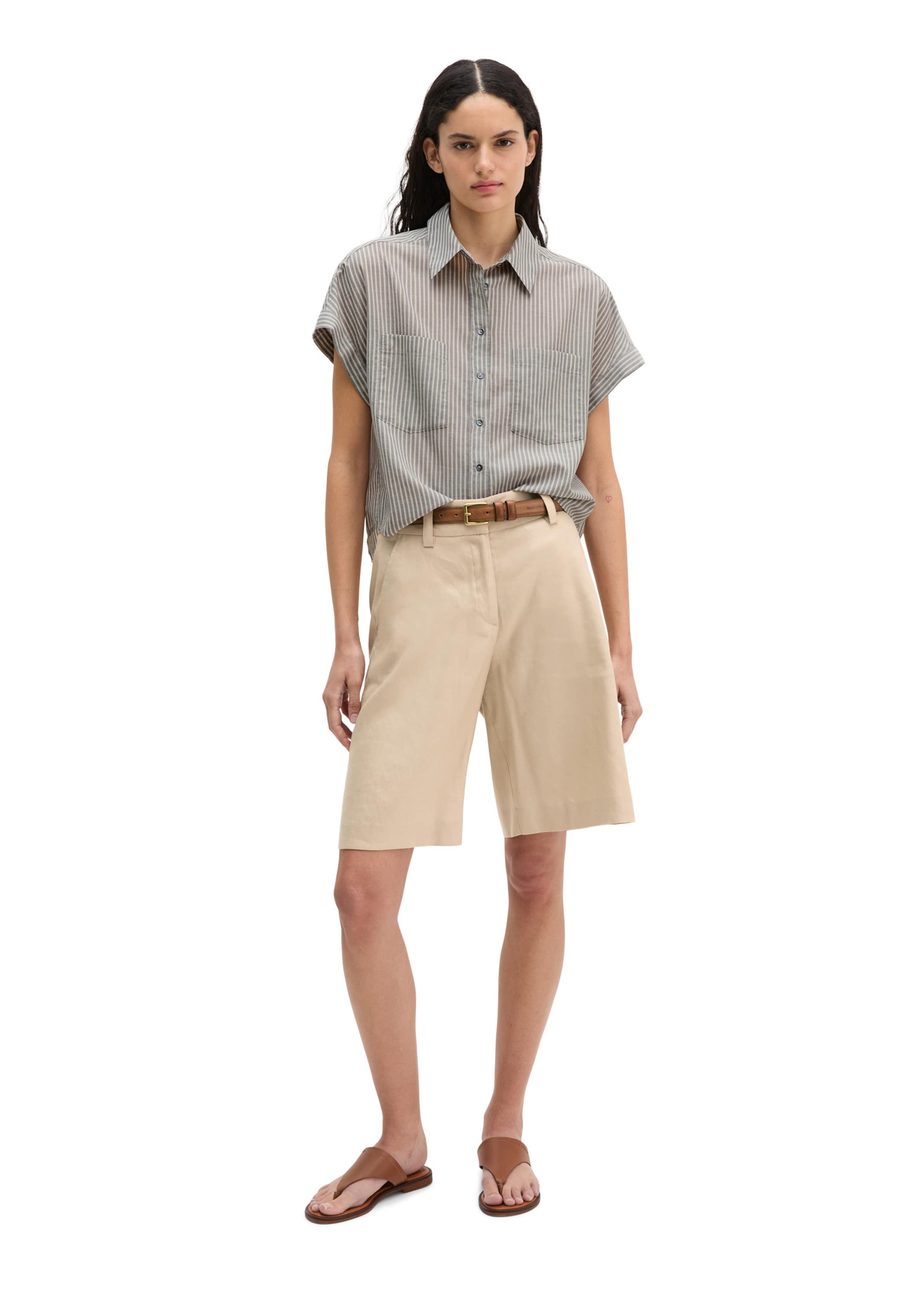 Marc O'Polo Bluse in Grau