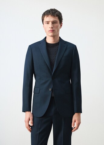 MANGO MAN Regular fit Business Blazer 'Turin' in Blue: front
