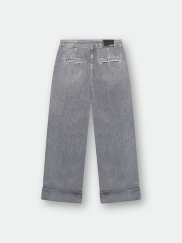 M.O.D MIRACLE OF DENIM Široký strih Džínsy - Sivá