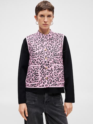 Gilet 'Cairo' Lollys Laundry en rose : devant