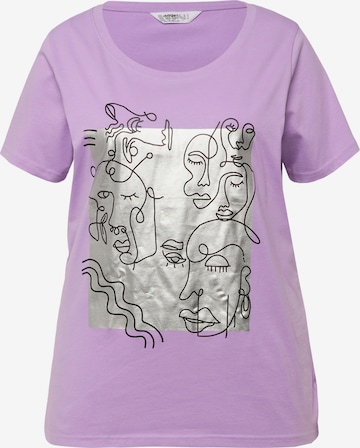 T-shirt Angel of Style en violet : devant