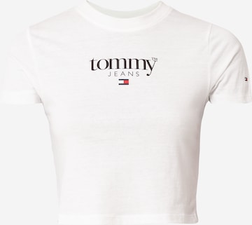 Tricou de la Tommy Jeans pe bej: față