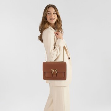 PINKO Umhängetasche 'Love One' in Braun