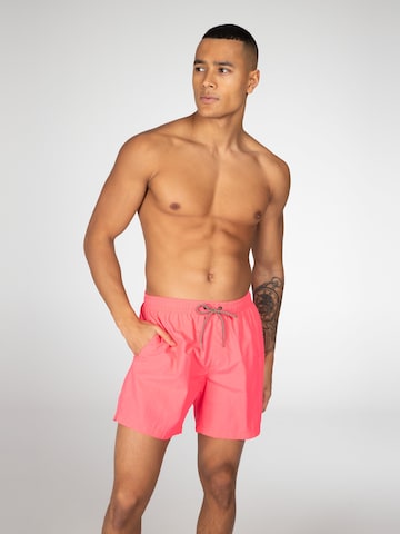 PROTEST Badeshorts 'FAST' in Pink: Vorderseite