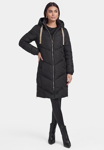Manteau mi-saison faina en noir