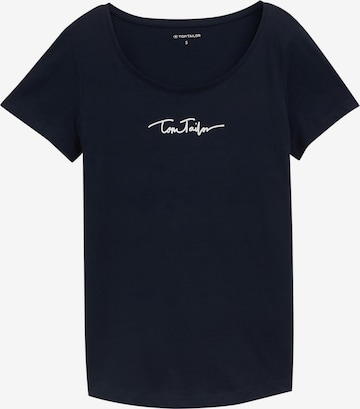 TOM TAILOR Shirt in Blue: front