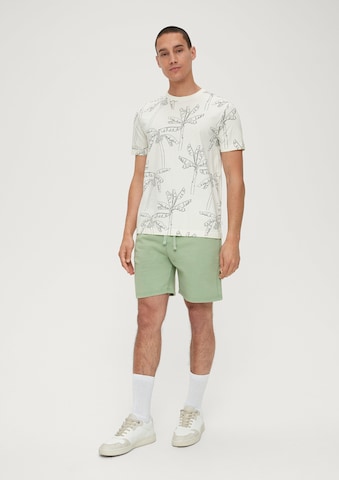 QS Regular Shorts in Grün