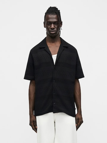 Comfort fit Camicia 'Martin' di Samsøe Samsøe in nero: frontale