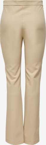ONLY Flared Pants 'Enolia' in Beige