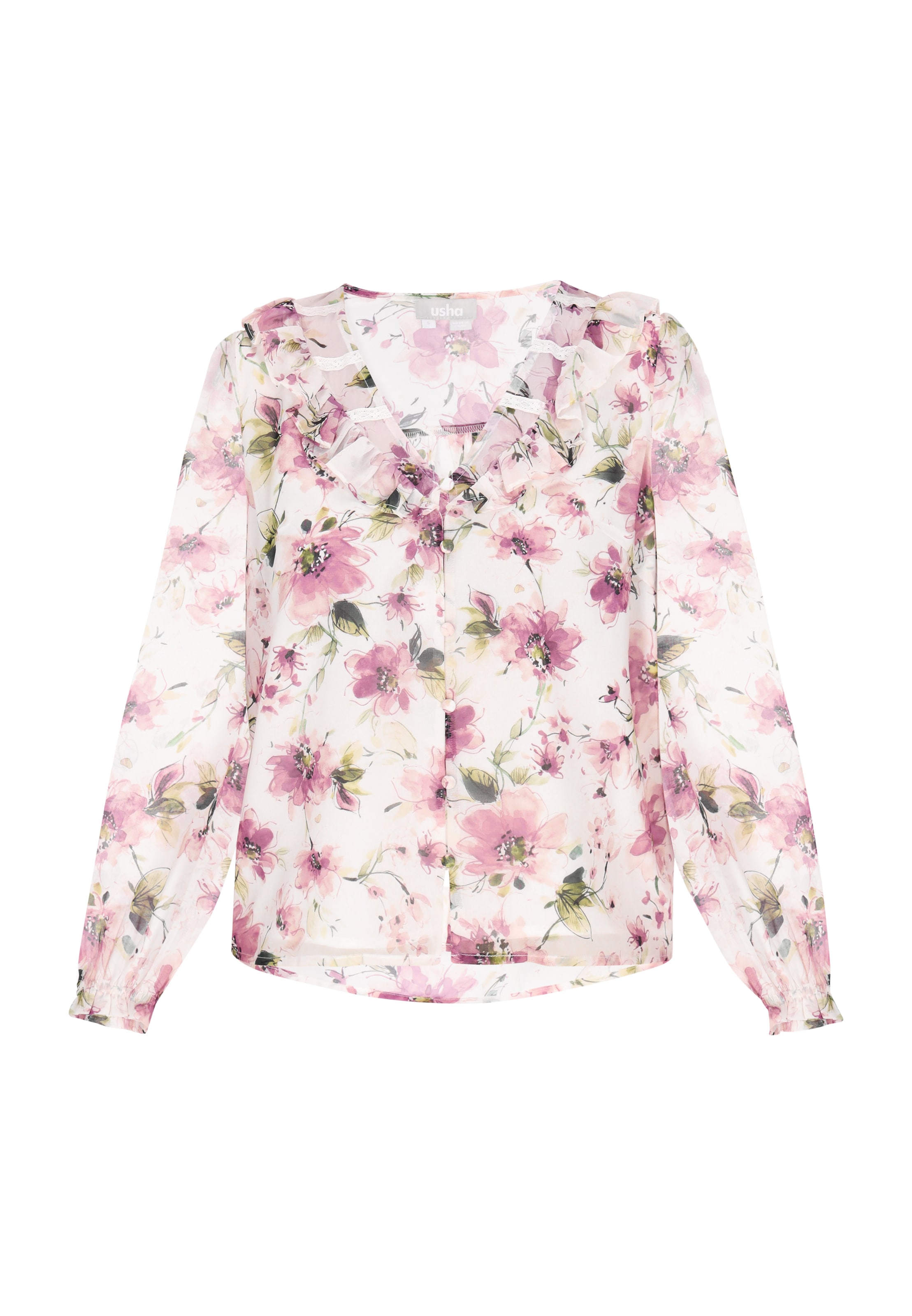 Usha Bluse 'Fashion Look' in Pink: Vorderseite