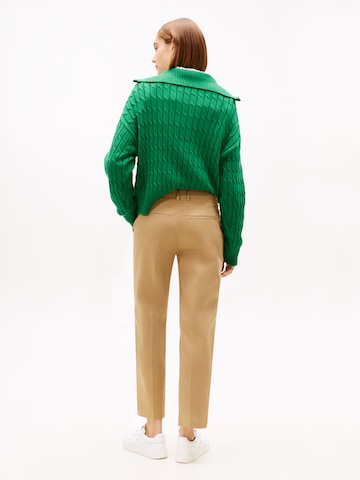 TOMMY HILFIGER regular Bukser med fals i beige