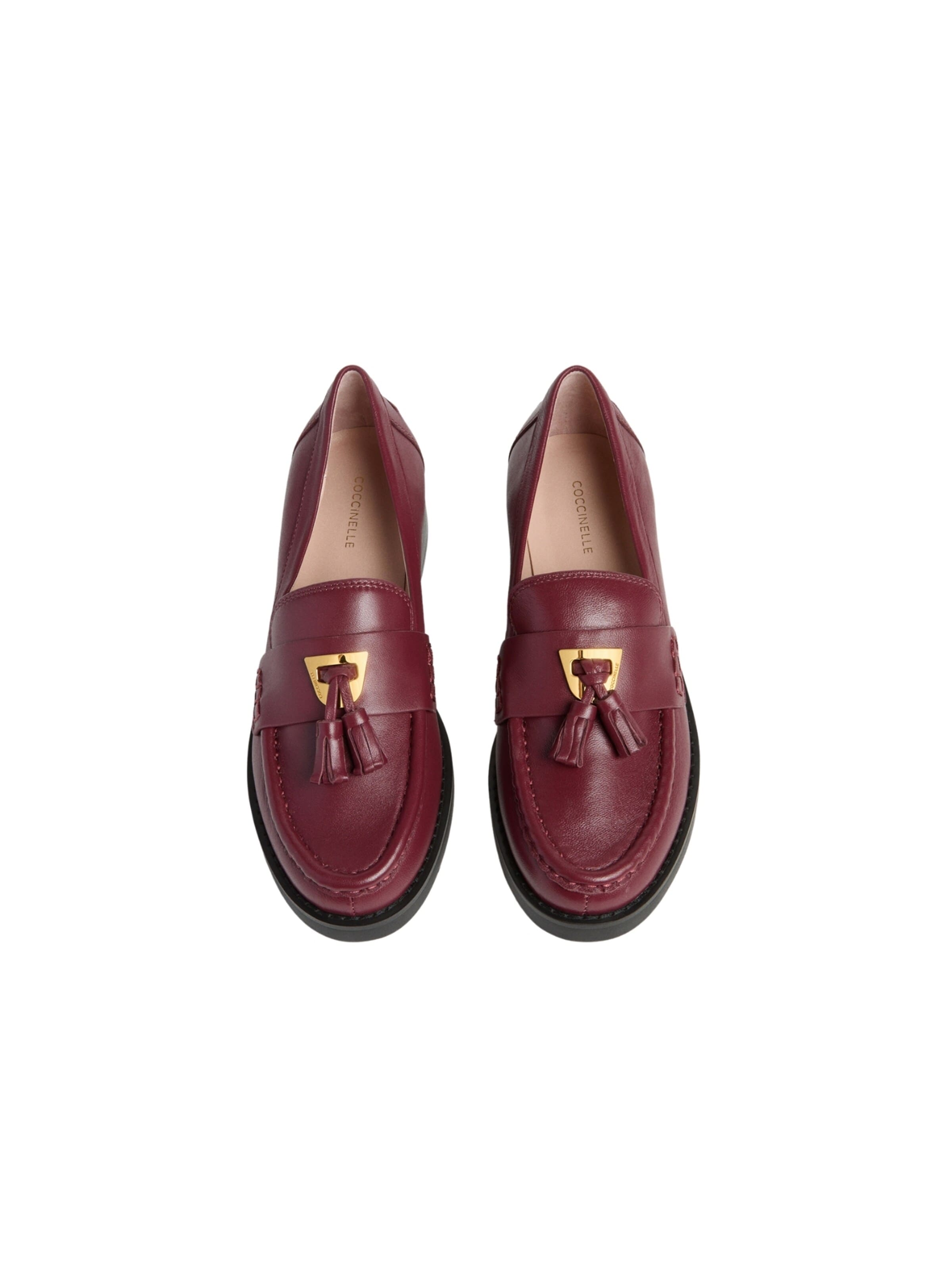 Coccinelle Mocassins 'Beat Selleria' in Rood