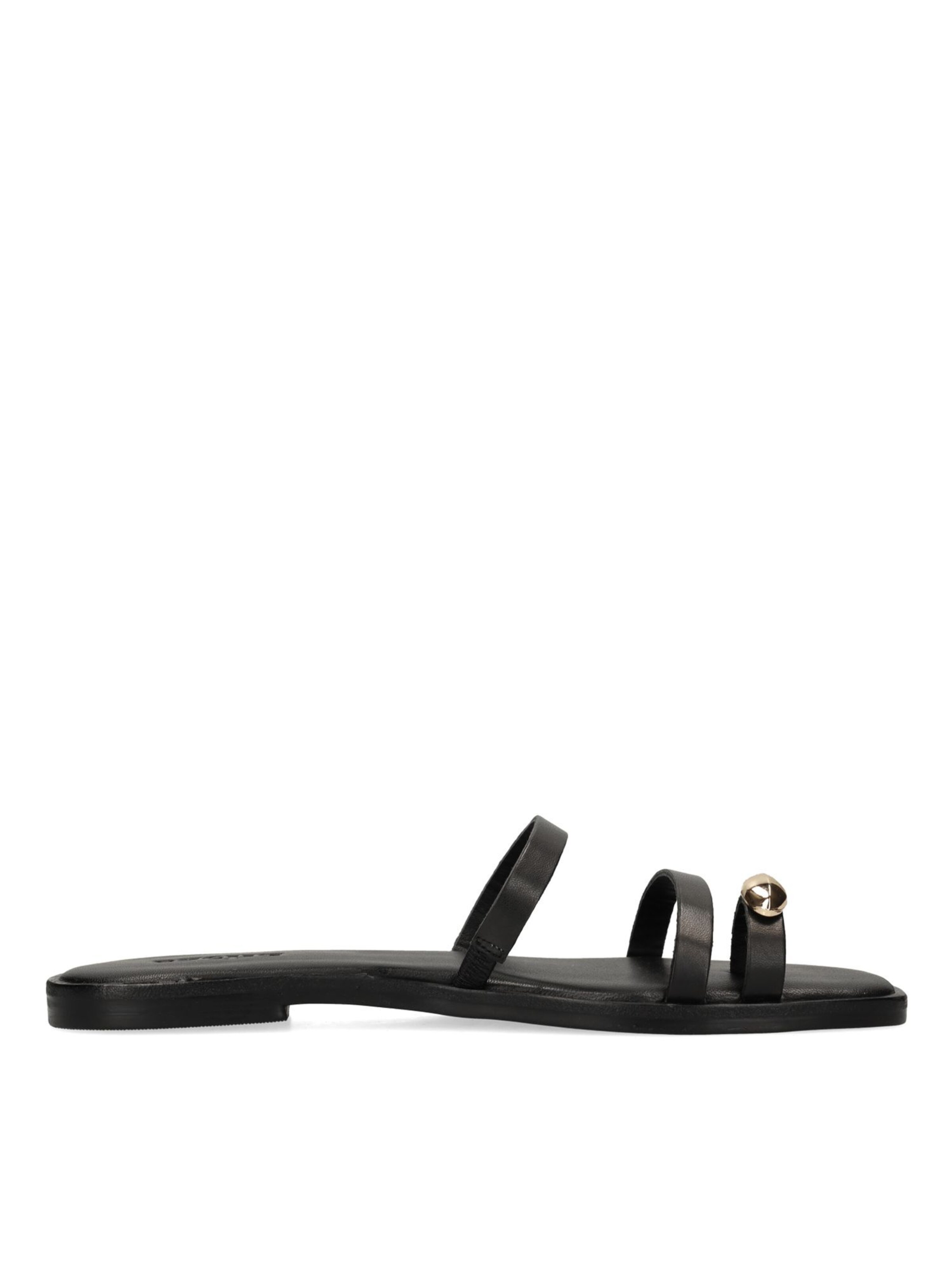 SACHA T-Bar Sandals in Black
