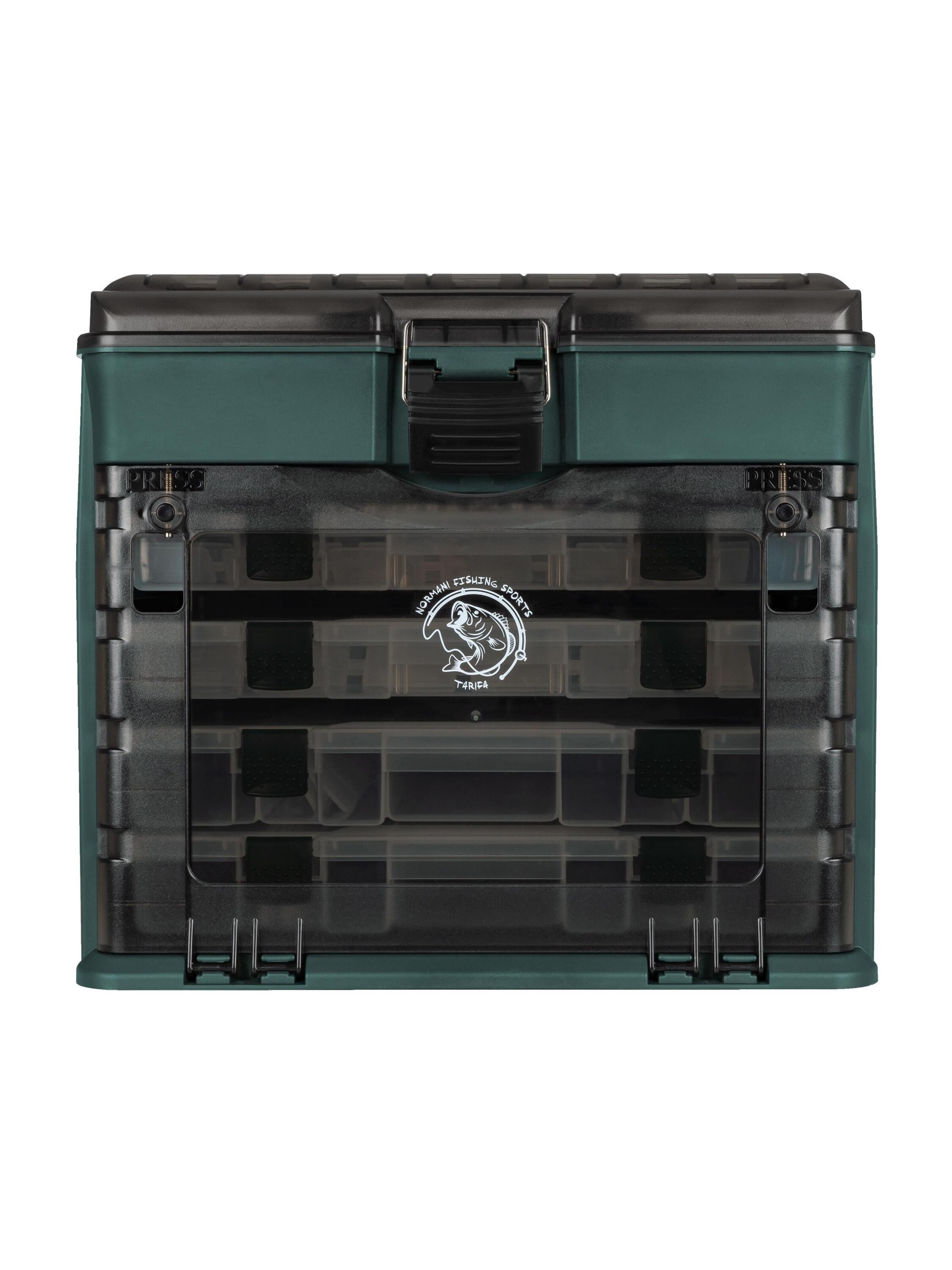 normani Koffer 'Tarifa' in Grün: Vorderseite