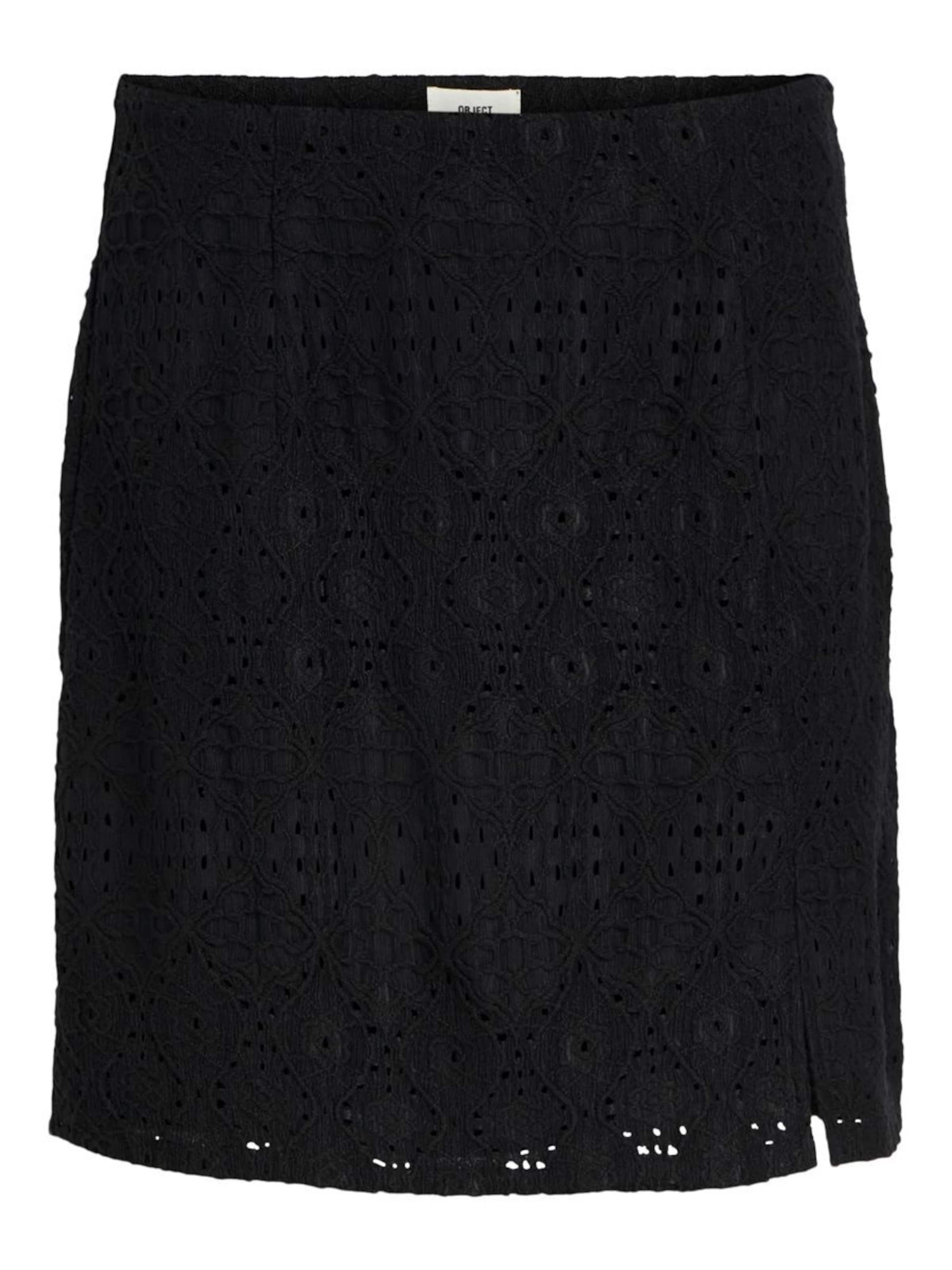 OBJECT Skirt 'FEODORA' in Black: front