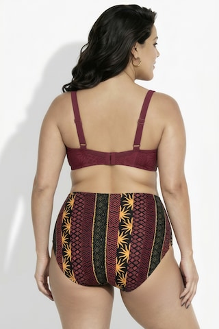 Ulla Popken Minimiser Bikini in Red