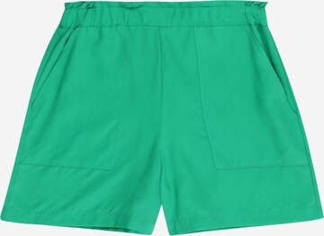 Vero Moda Girl - Loosefit Calças 'HARPER' em verde: frente