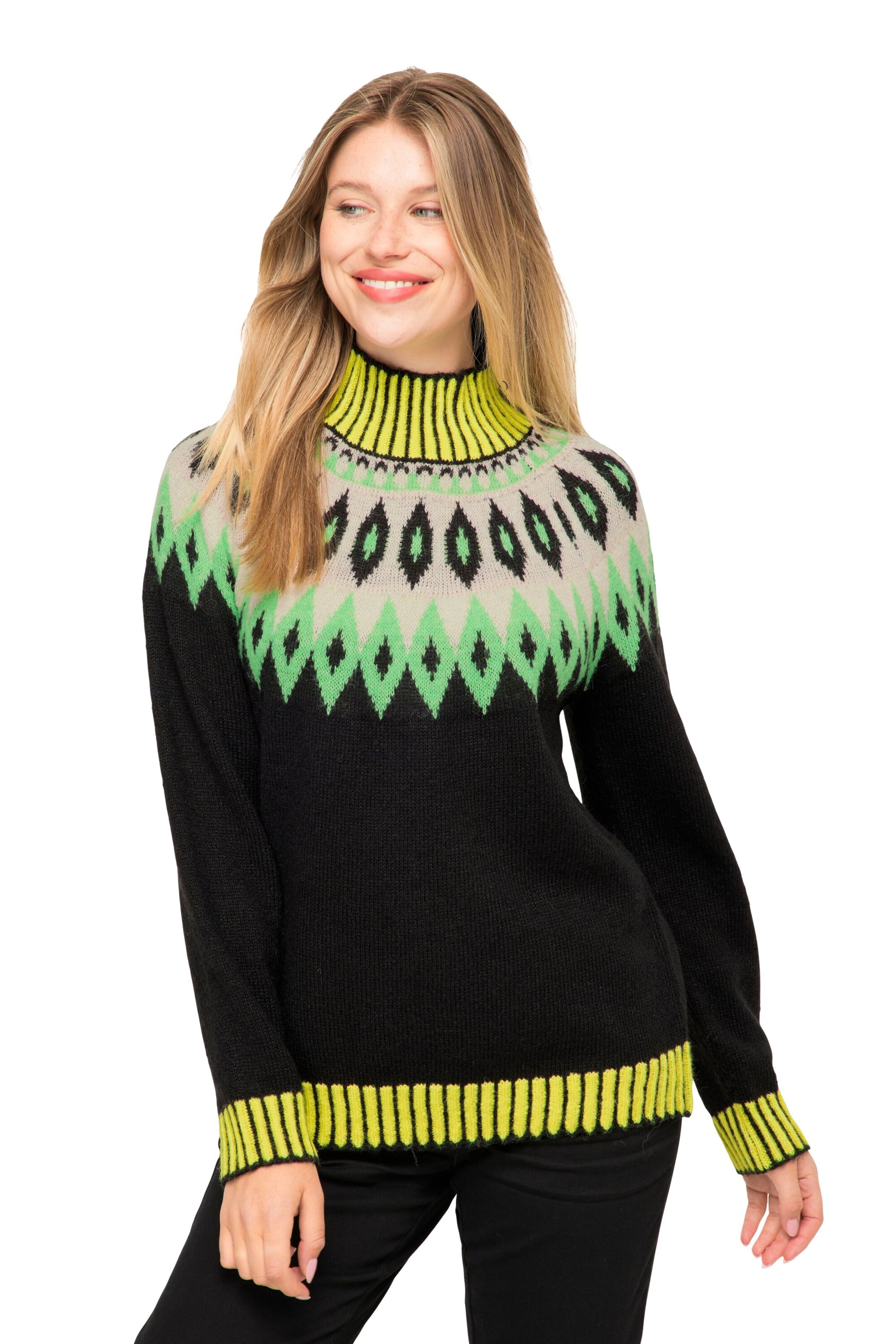 LAURASØN Pullover in Schwarz: Vorderseite