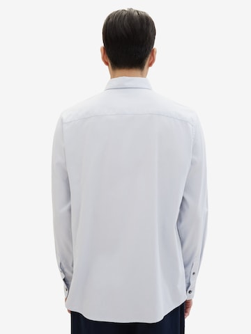 Coupe regular Chemise TOM TAILOR en bleu