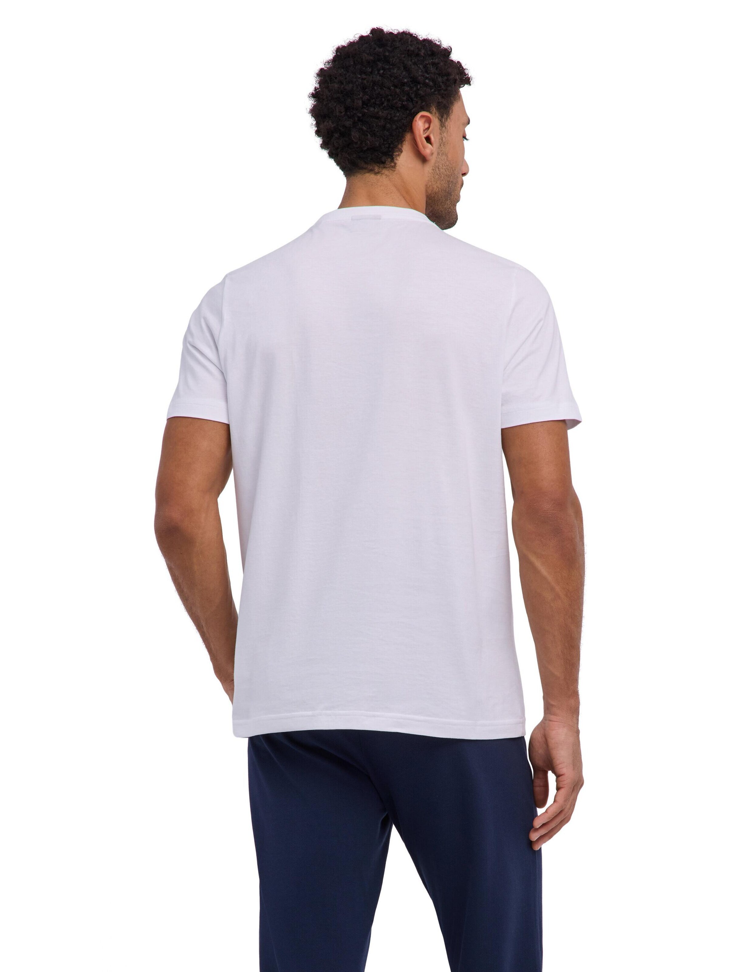 FALKE Shirt 'Essential Cotton'‌‌‌‌‌‌‌‌‌‌ in Weiß
