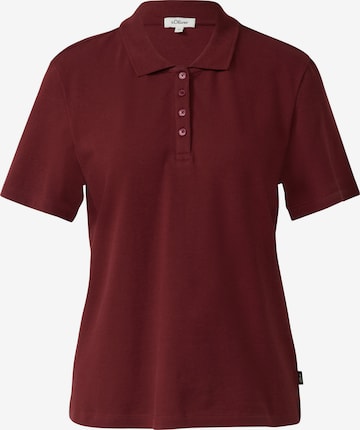 s.Oliver Polo-Shirt in Rot: Vorderseite