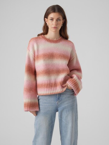 Pull-over 'AQUA' VERO MODA en rose : devant