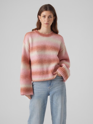 Pull-over 'AQUA' VERO MODA en rose : devant