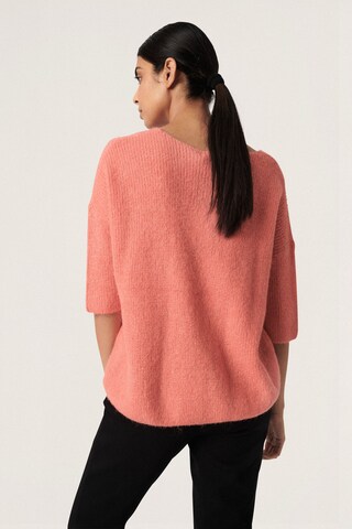 SOAKED IN LUXURY Sweater 'Tuesday' in Orange