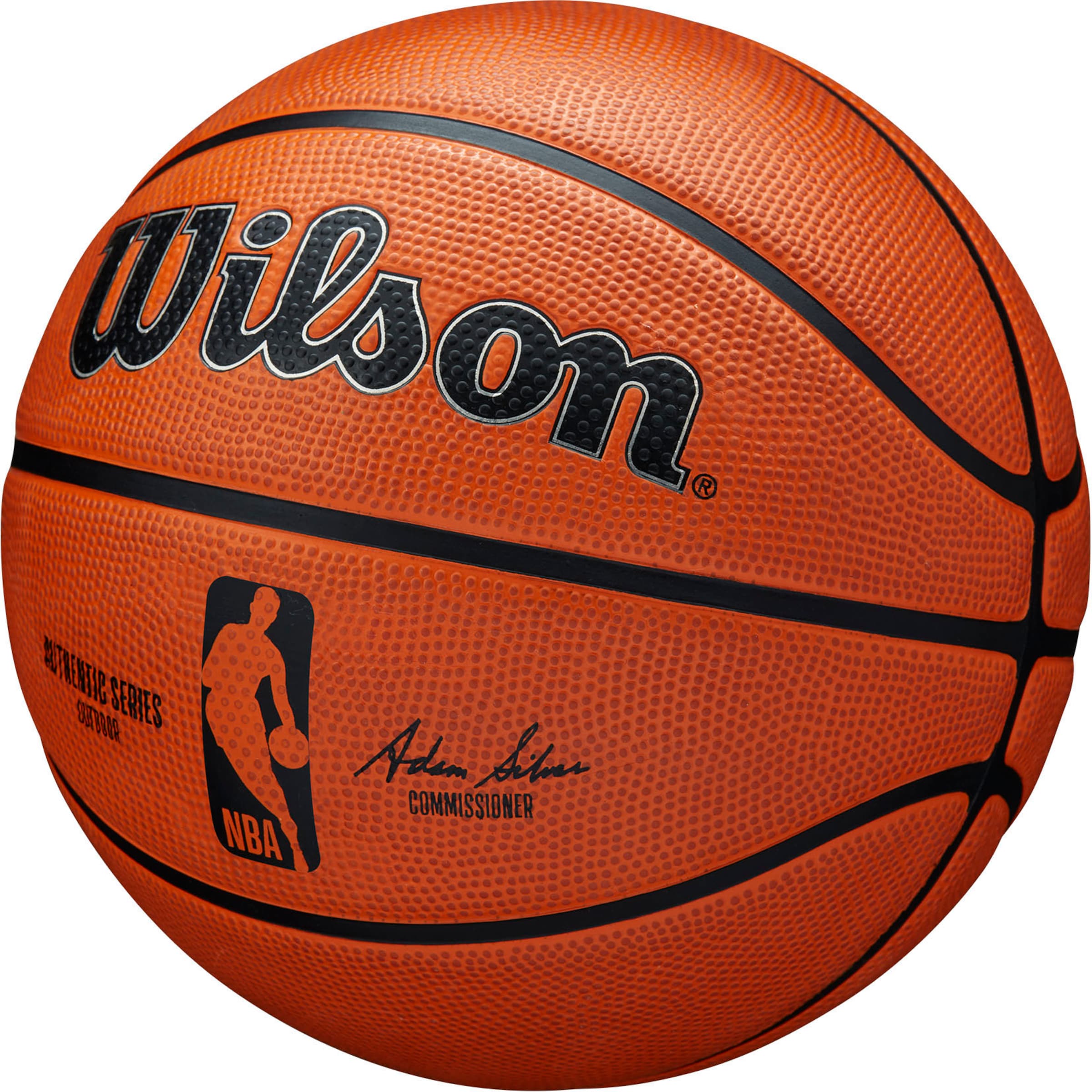 WILSON Ball 'NBA Authentic Series' in Orange