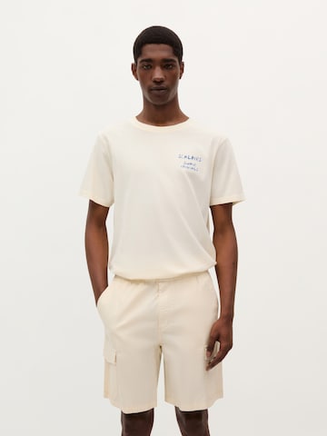 T-Shirt 'Essentials' Scalpers en beige : devant