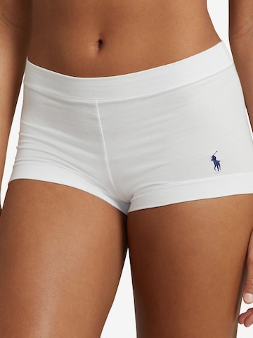 Polo Ralph Lauren Boyshorts ' Girl Short ' in White: front