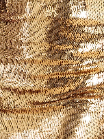 GODDIVA Festkjole i guld