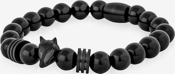 Akitsune Bracelet 'Obsidius' in Black: front