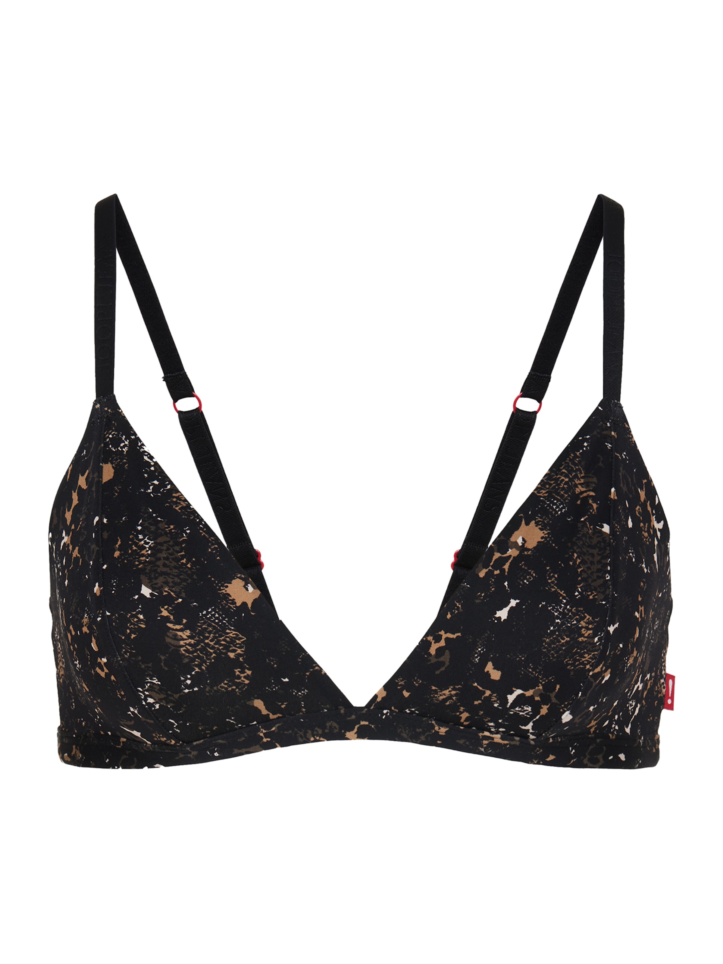 JOOP! - Triangular Soutien ' Wild Elegance ' em preto: frente