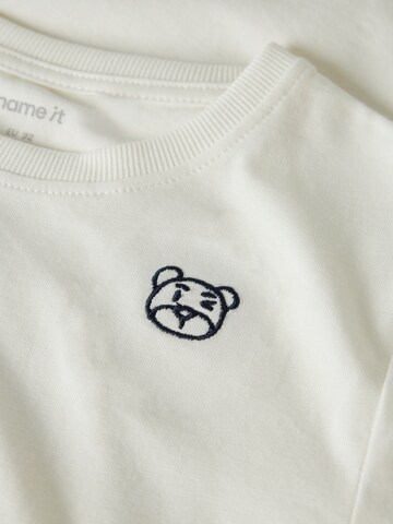 balta NAME IT Marškinėliai 'NMMDAKANI'