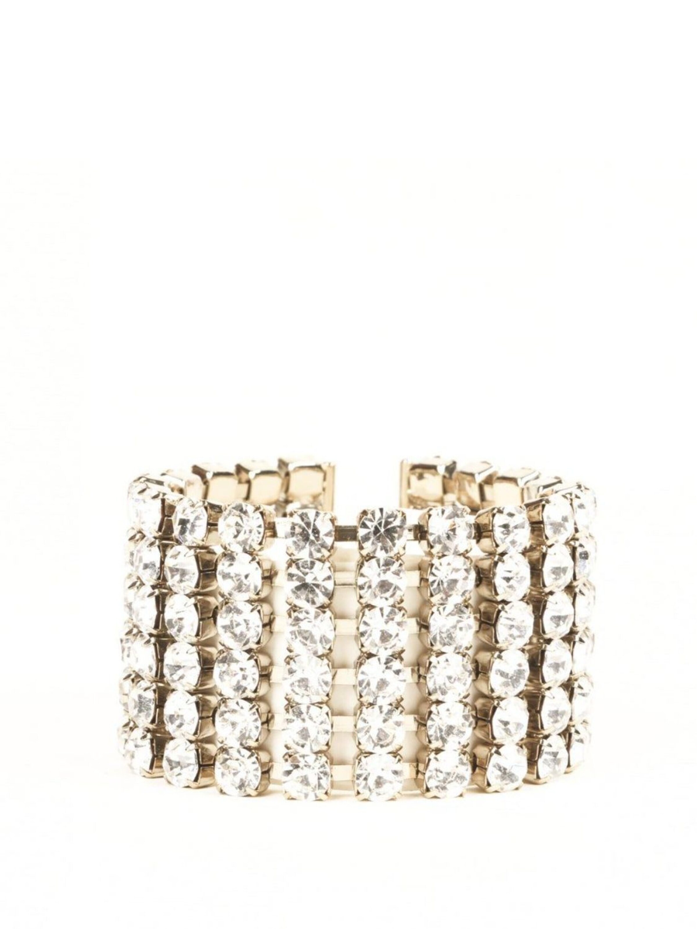 Addicted2 Náramok 'Asteria bracciale placcato oro con fili di strass' - Zlatá: predná strana