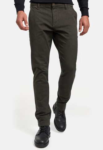 INDICODE JEANS Regular Chino ' Asher ' in Groen: voorkant